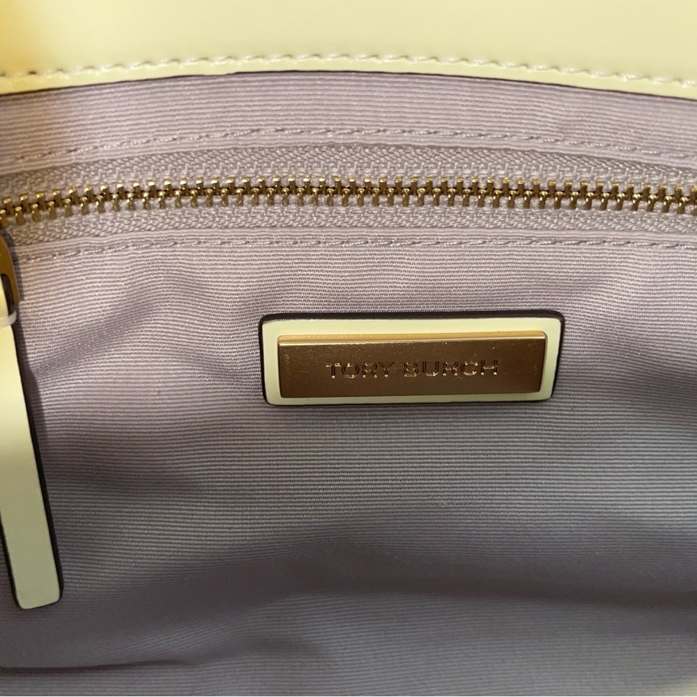 NWT Tory Burch Kira Diamond Quilt Small Shoulder Bag Convertible Frozen Zest - Picture 15 of 16